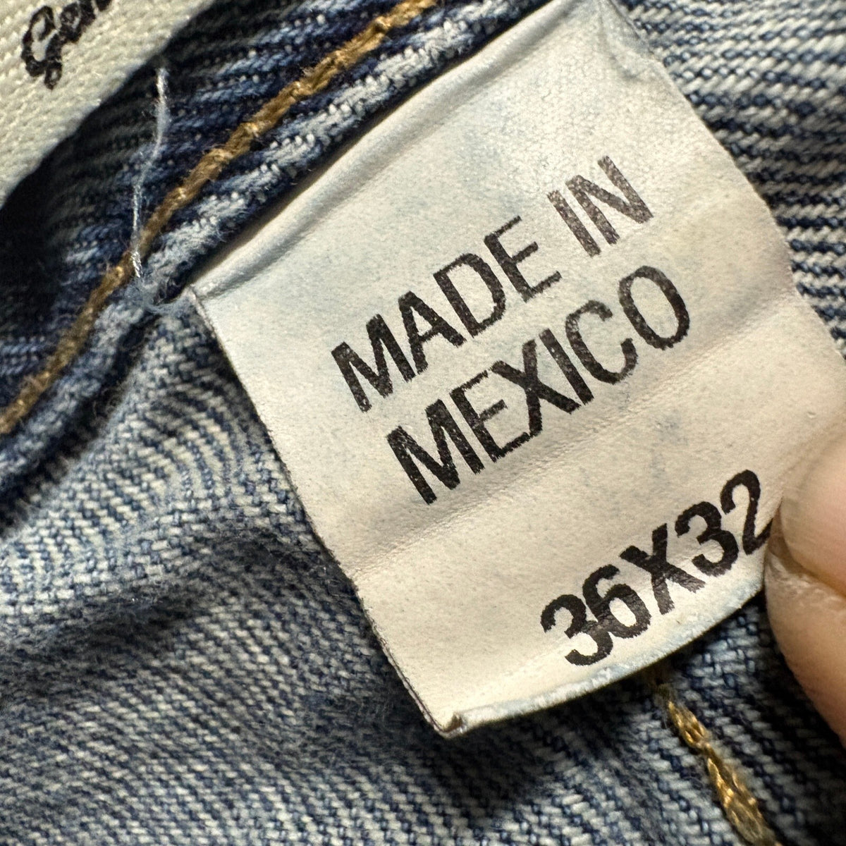 Harley-Davidson Genuine MotorClothes Jeans Mens 36x32 Blue Denim Boot Cut