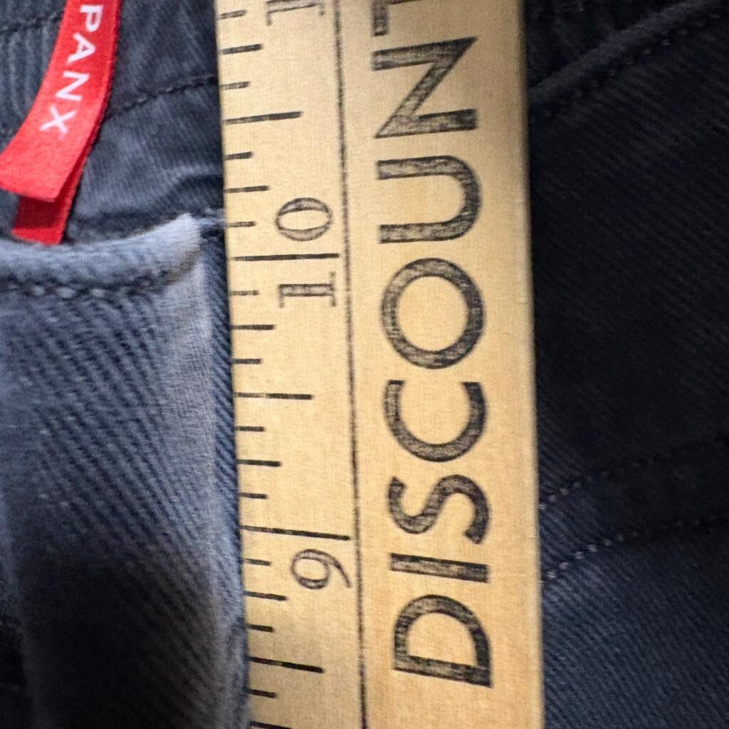 Spanx Stretch Twill Ankle Cargo Jogger Pants Womens Large Gray Elastic Waist