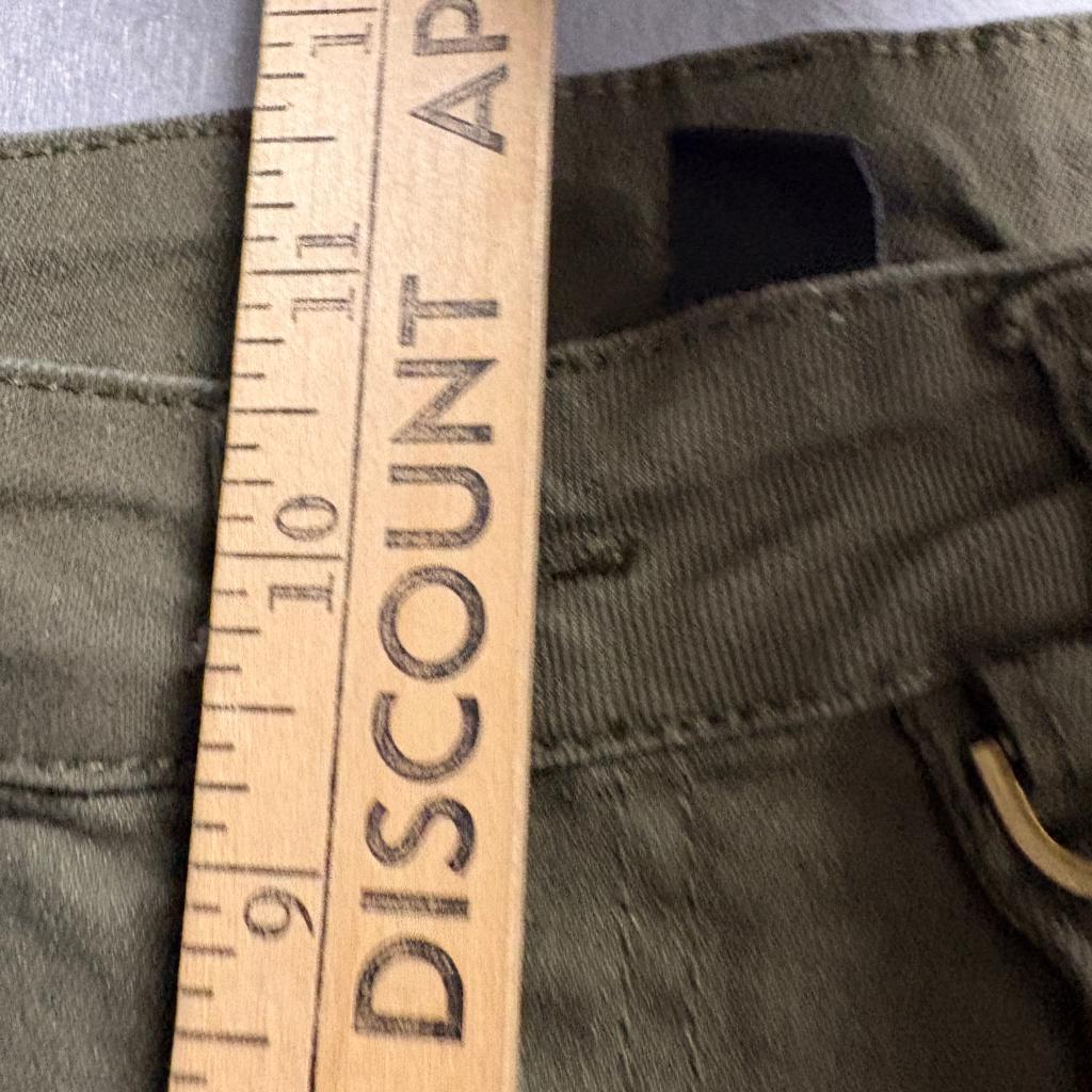 Windsor Womens Small Olive Green Cargo Jogger Pants High Rise Utility Pockets