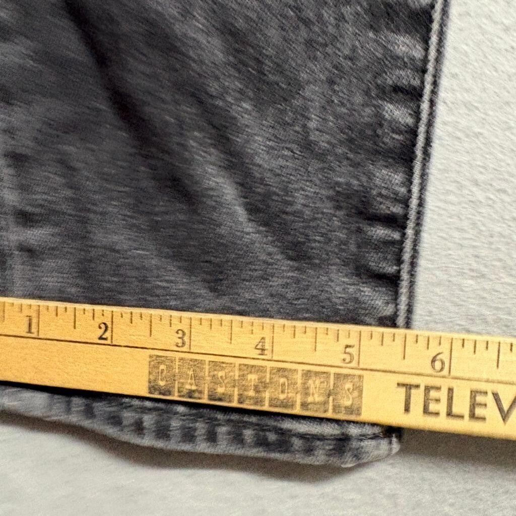Levis 721 High Rise Skinny Jeans Womens 30 Distressed Ripped Knees Gray Denim