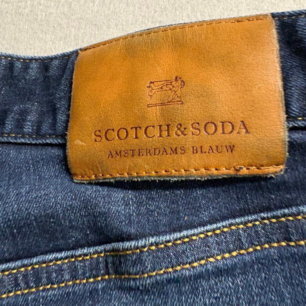 Scotch and Soda Ralston Slim Fit Jeans Mens 30x30 Blue Amsterdams Blauw Denim
