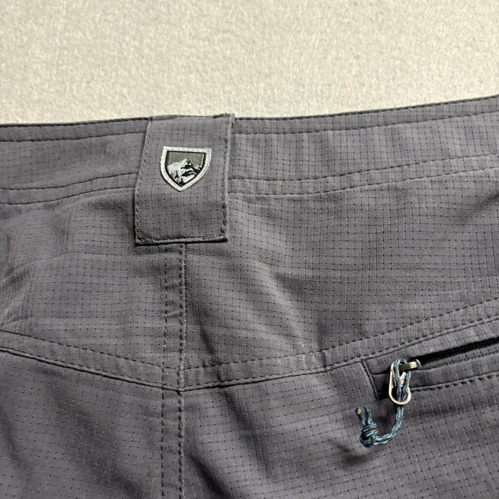 Kuhl Mens Shorts Size 38 Gray Ripstop Polyester Hiking Trail Outdoor