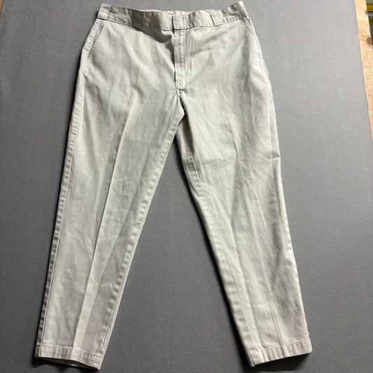Dickies 874 Original Fit Work Pants Mens 40x32 Beige Khaki Twill Chino