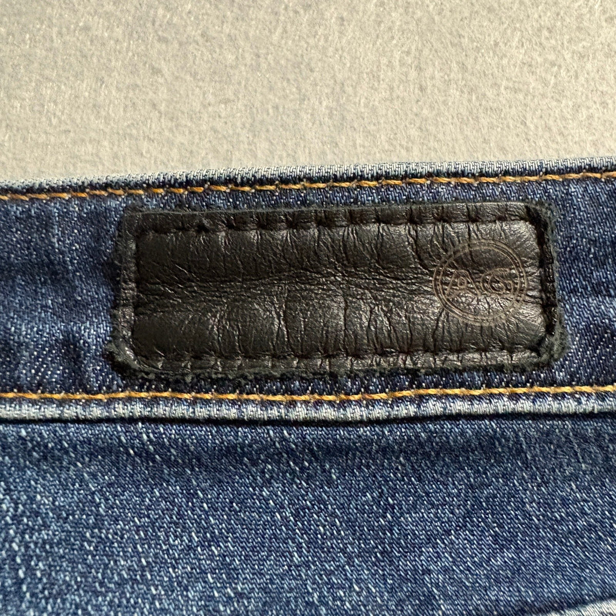 AG Adriano Goldschmied The Legging Ankle Jeans Womens 26R Blue Distressed Skinny