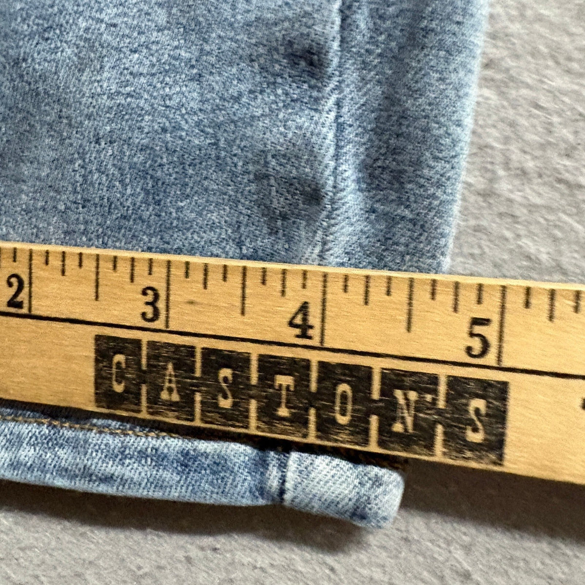 Spanx Womens Ankle Skinny Jeans Medium Light Wash Pull On Denim Leggings