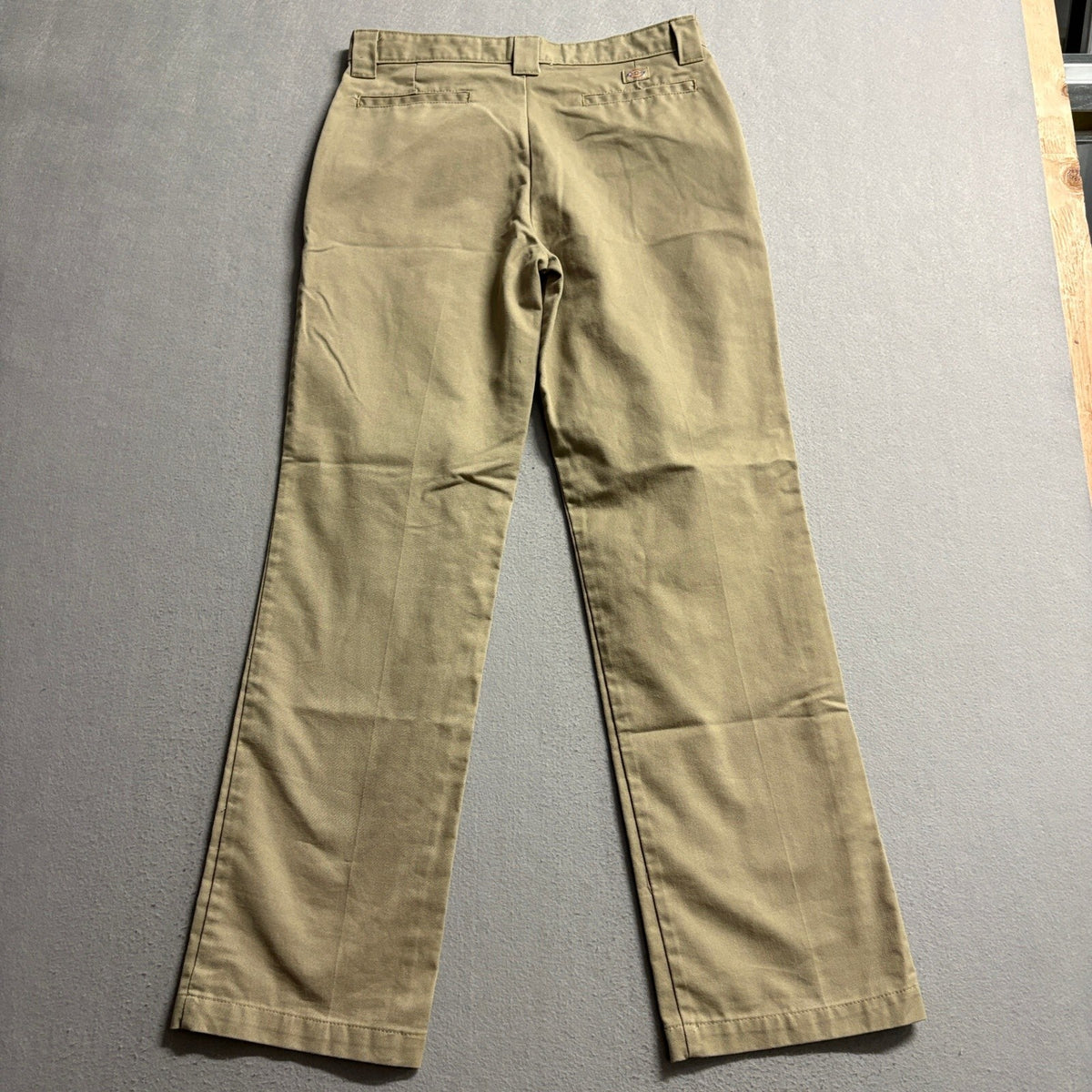 Dickies Slim Straight Work Pants Mens Tan Khaki Chino WP873DS 30x29
