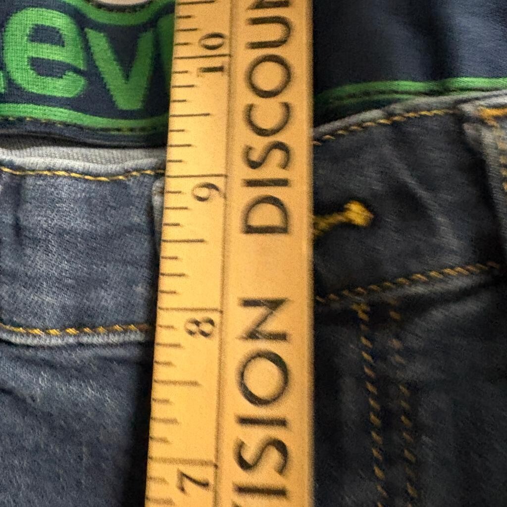 Levi's 511 Slim Jeans Boys Size 18 Reg Blue Denim Adjustable Waist 29x31
