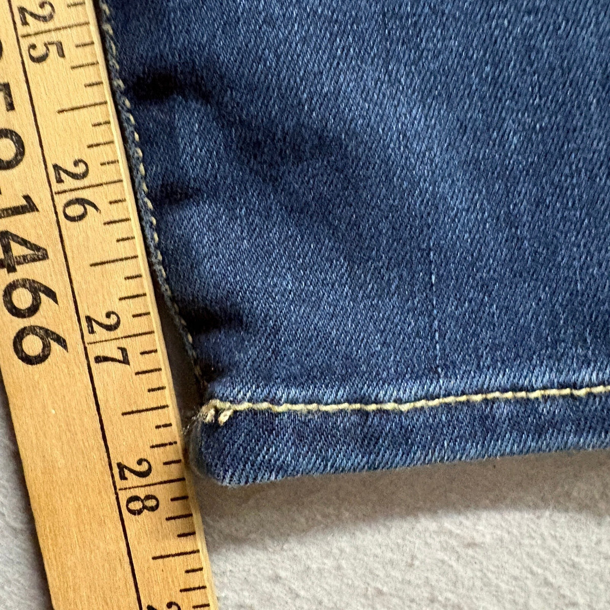 Pilcro and the Letterpress Serif Skinny Jeans Womens Size 27 Dark Wash Stretch