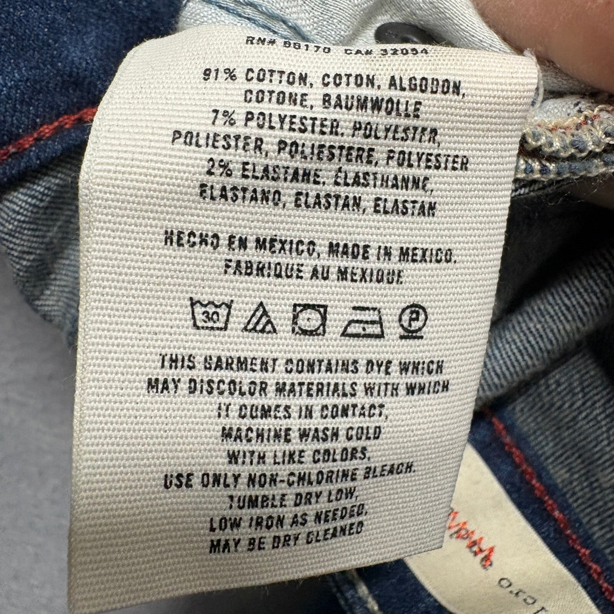 Pilcro and the Letterpress Stet Jeans Mens Size 27 Blue Patchwork Skinny Denim