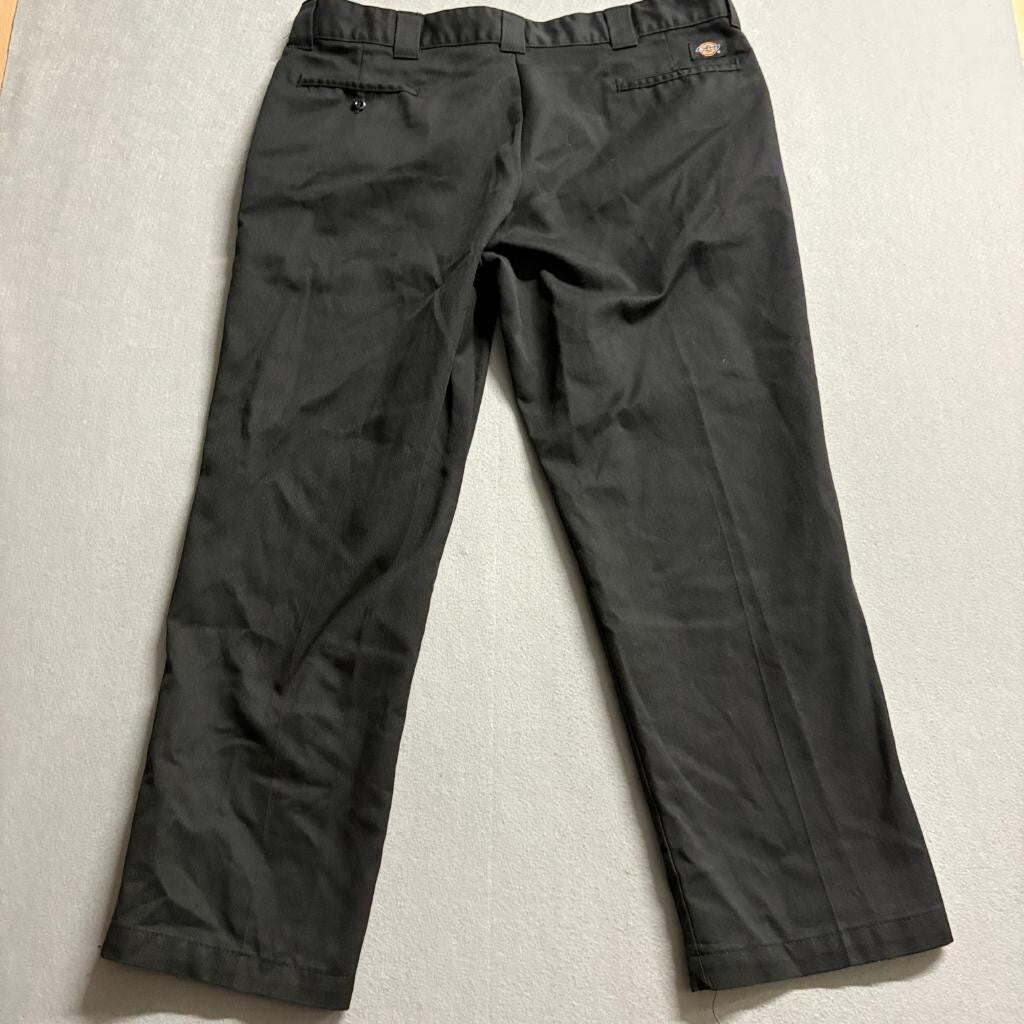 Dickies 874 Flex Mens 42x30 Black Original Fit Work Pants Chino Twill
