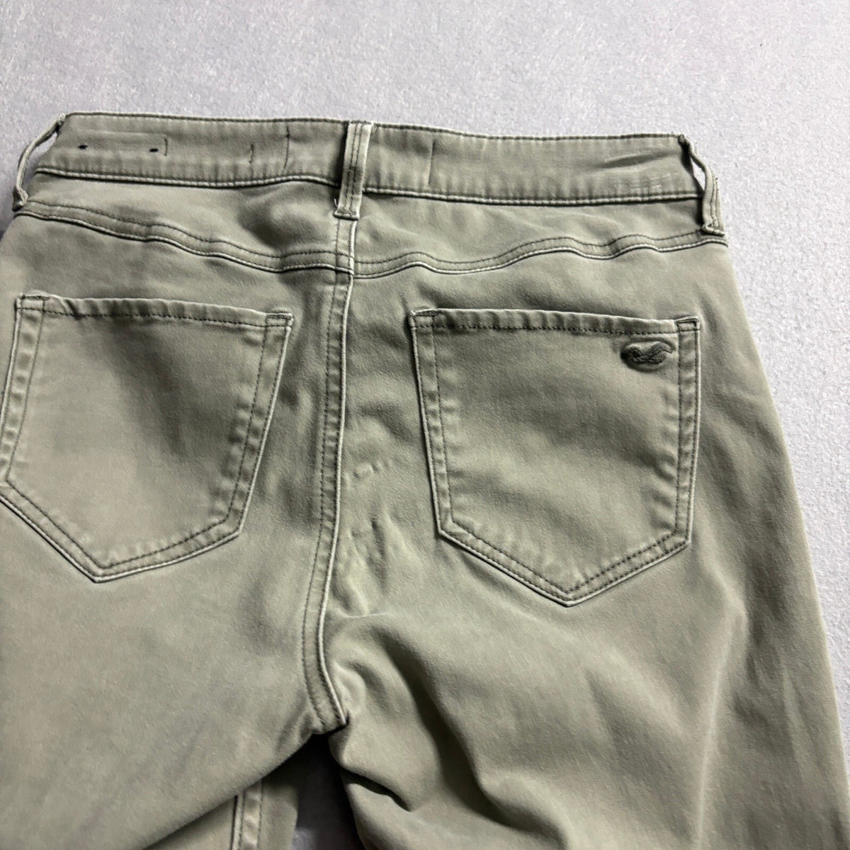 Hollister High Rise Jean Legging Womens 5R 27x28 Olive Green Advanced Stretch