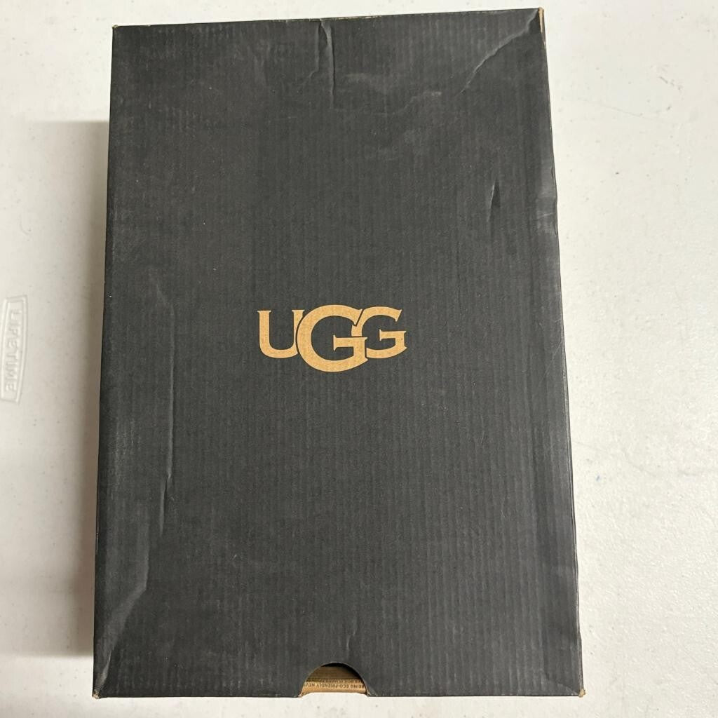 UGG M Neumel Black Suede Mens Size 12 Chukka Boots Shearling Lined 3236 with Box