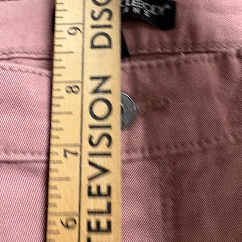 Miraclebody Jeans Womens 6 Faith Skinny Pants Dusty Rose Pink Stretch Cotton