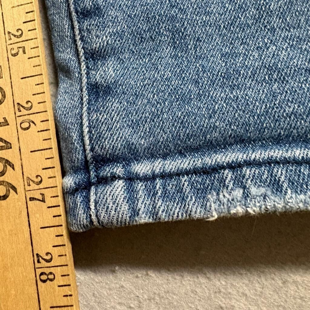 BlankNYC The Great Jones High Rise Skinny Jeans Womens 31 Distressed Blue Denim