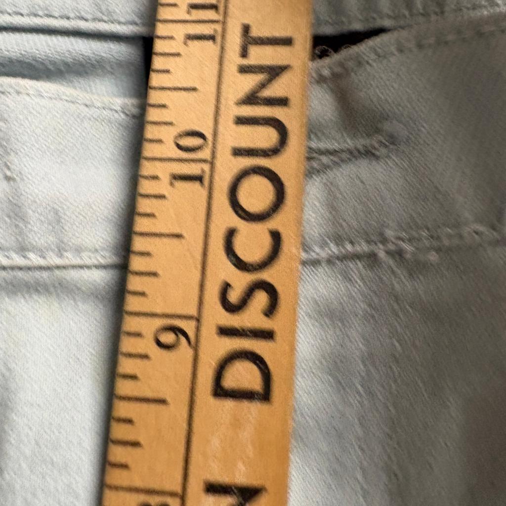 Style & Co Petite Jeans Womens 10P Light Wash Blue Denim High Rise Straight Leg