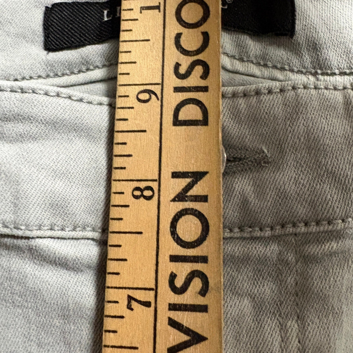 Liverpool Los Angeles The Crop Flare Jeans Womens Size 2 26 Grey Raw Raw Hem