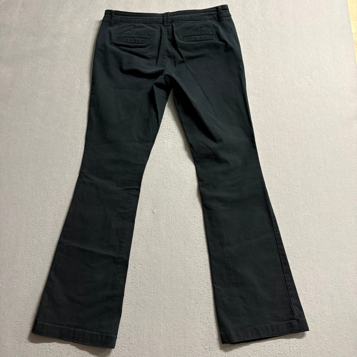 Mossimo Supply Co Womens Mid Rise Bootcut Pants Size 6 Black Stretch Cotton