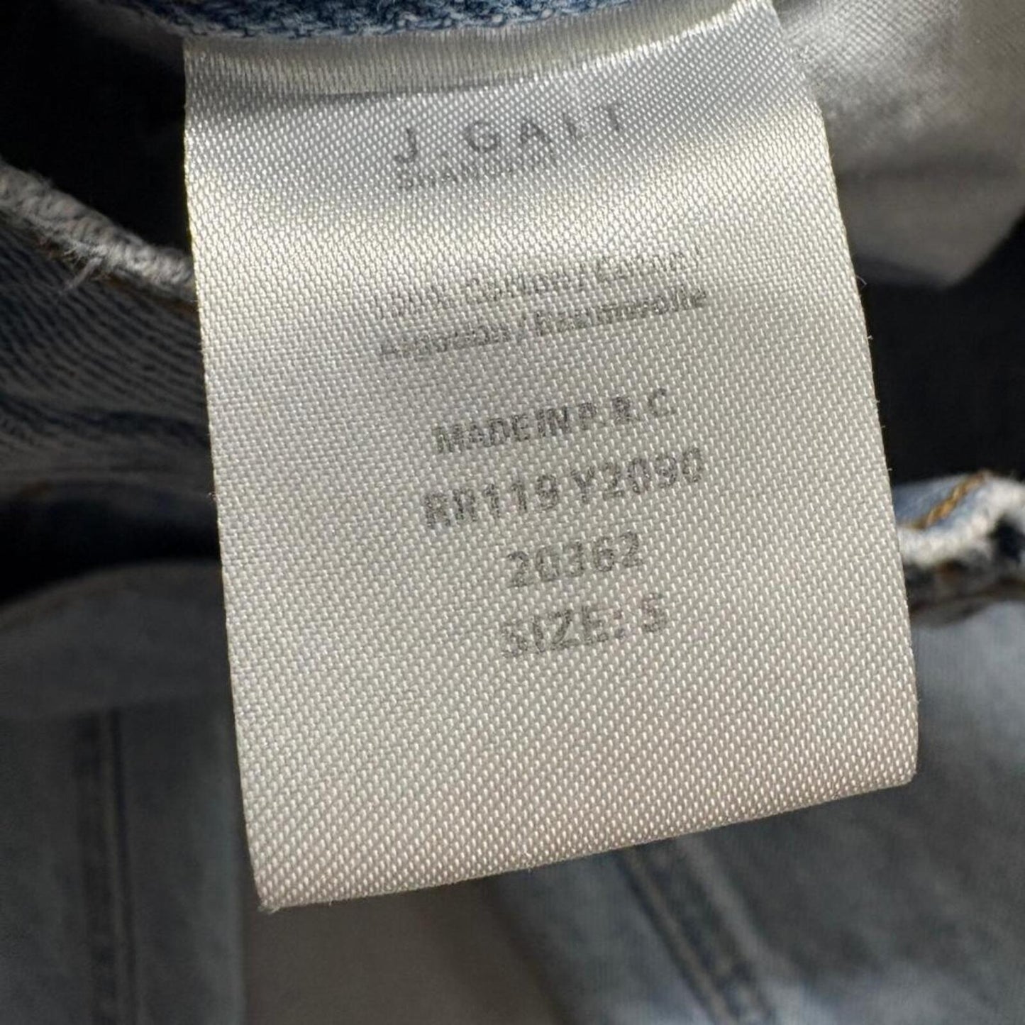 John Galt Brandy Melville Womens Jeans Size S Light Wash High Rise Mom Straight