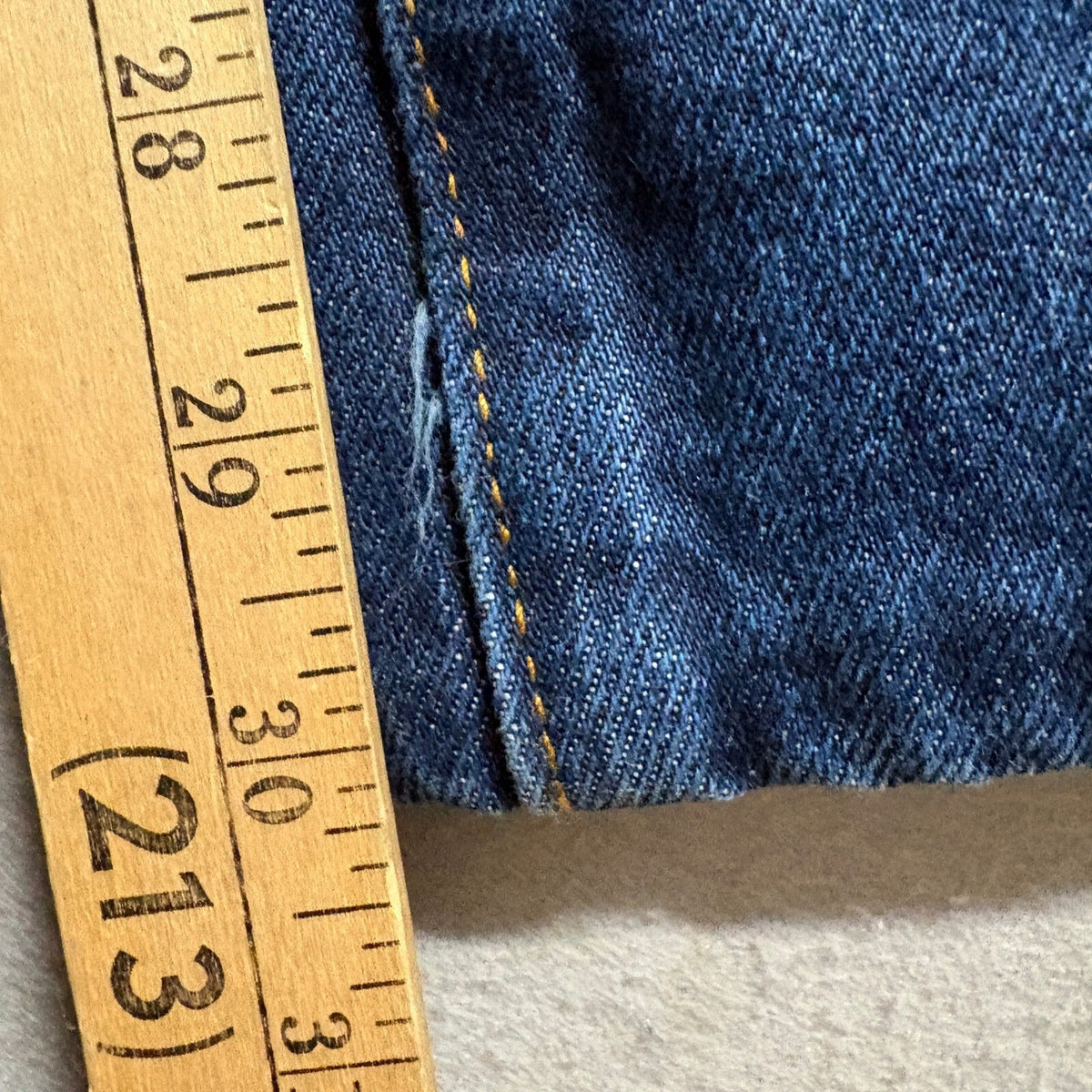 SHEIN Wide Leg Jeans Womens Tall Medium Dark Wash High Rise Denim Cuffed Hem