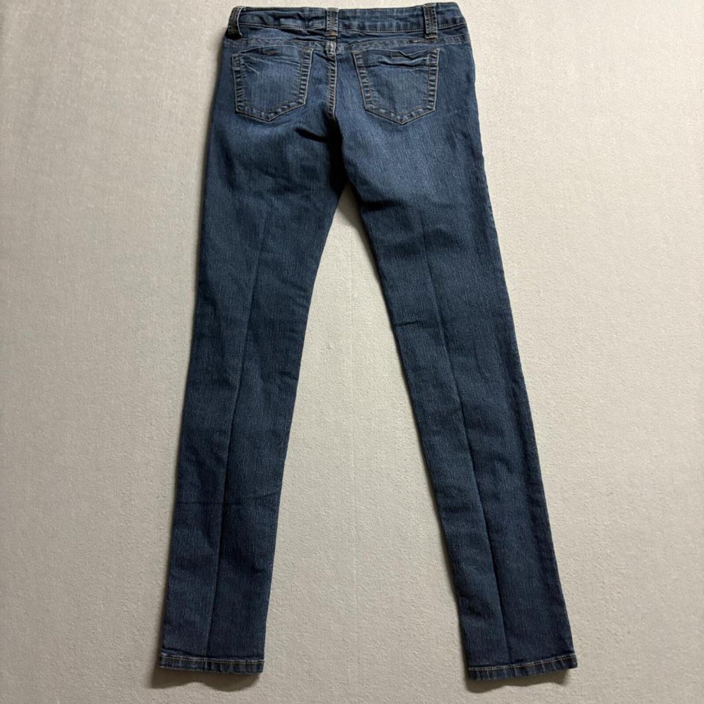 I&M Jeans Womens Size 5 Blue Denim Skinny Stretch Low Rise Dark Wash