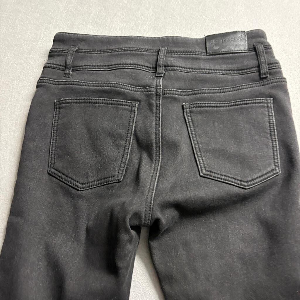 Burberry London England Womens Black Skinny Jeans Size W29 Stretch Denim
