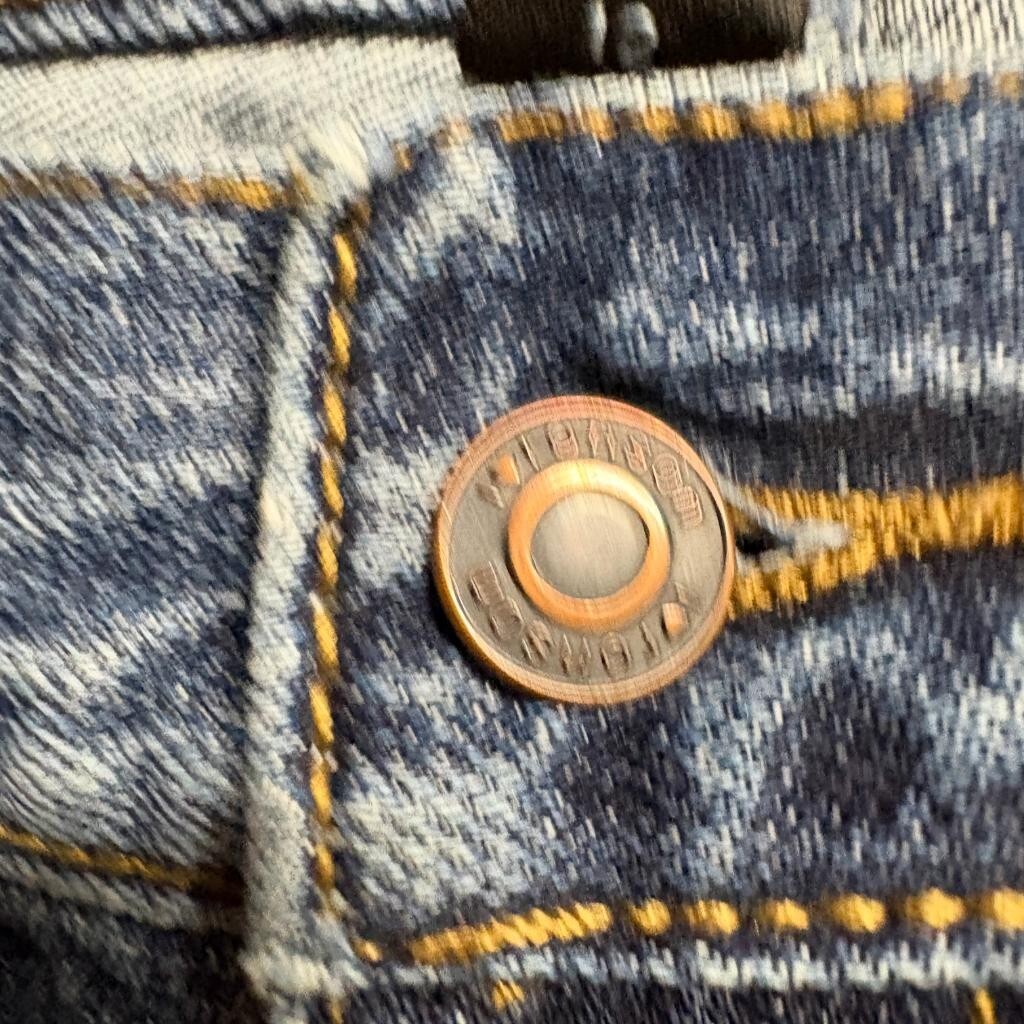 I Heart Ronson Distressed Crop Jeans Womens Size 12 Blue Denim Ripped Straight