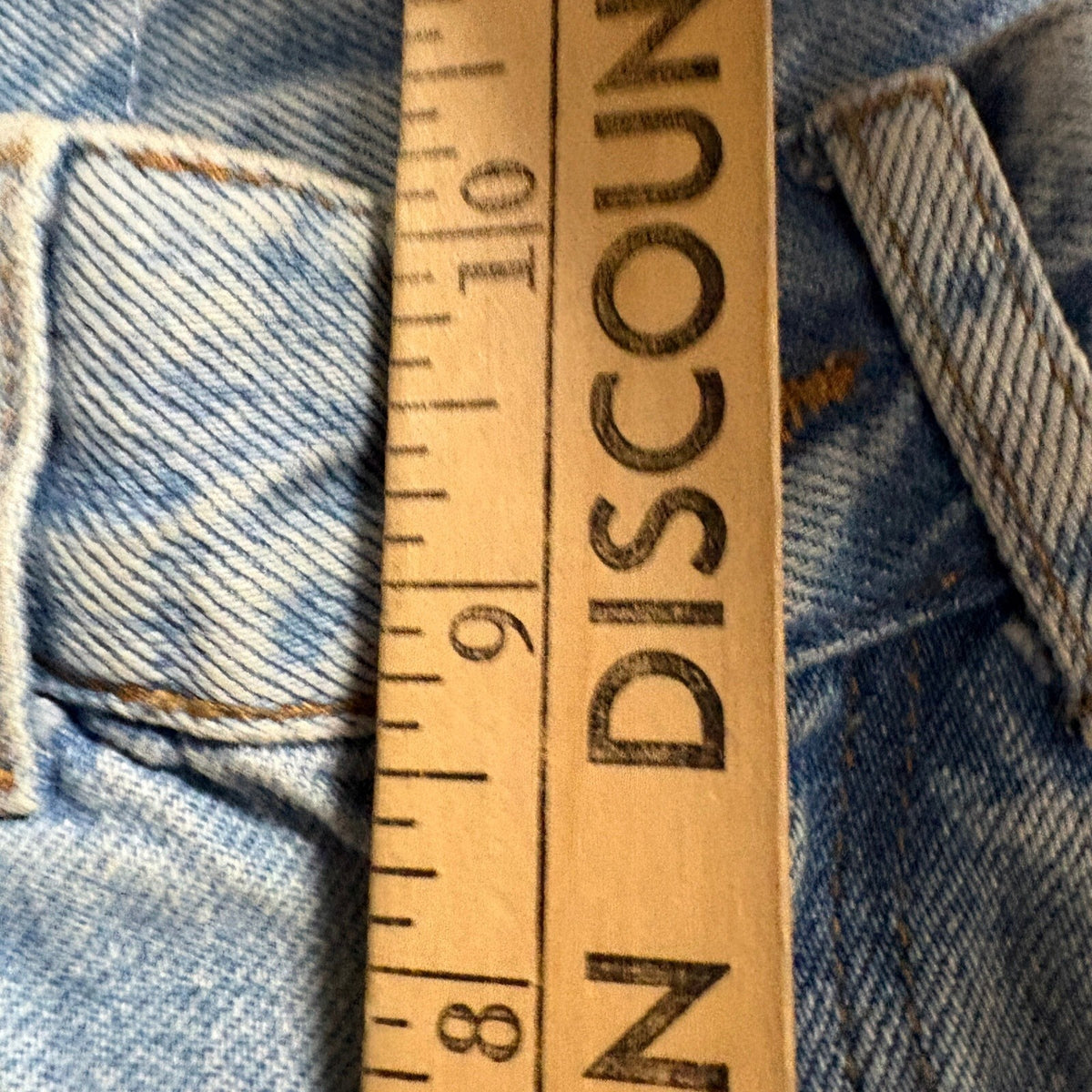 The Ragged Priest Jeans Womens 24 Light Wash Denim High Rise Straight Leg