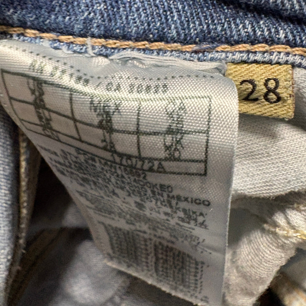 GUESS Los Angeles Brittney Relaxed Skinny Jeans Mens Women Size 28 Light
