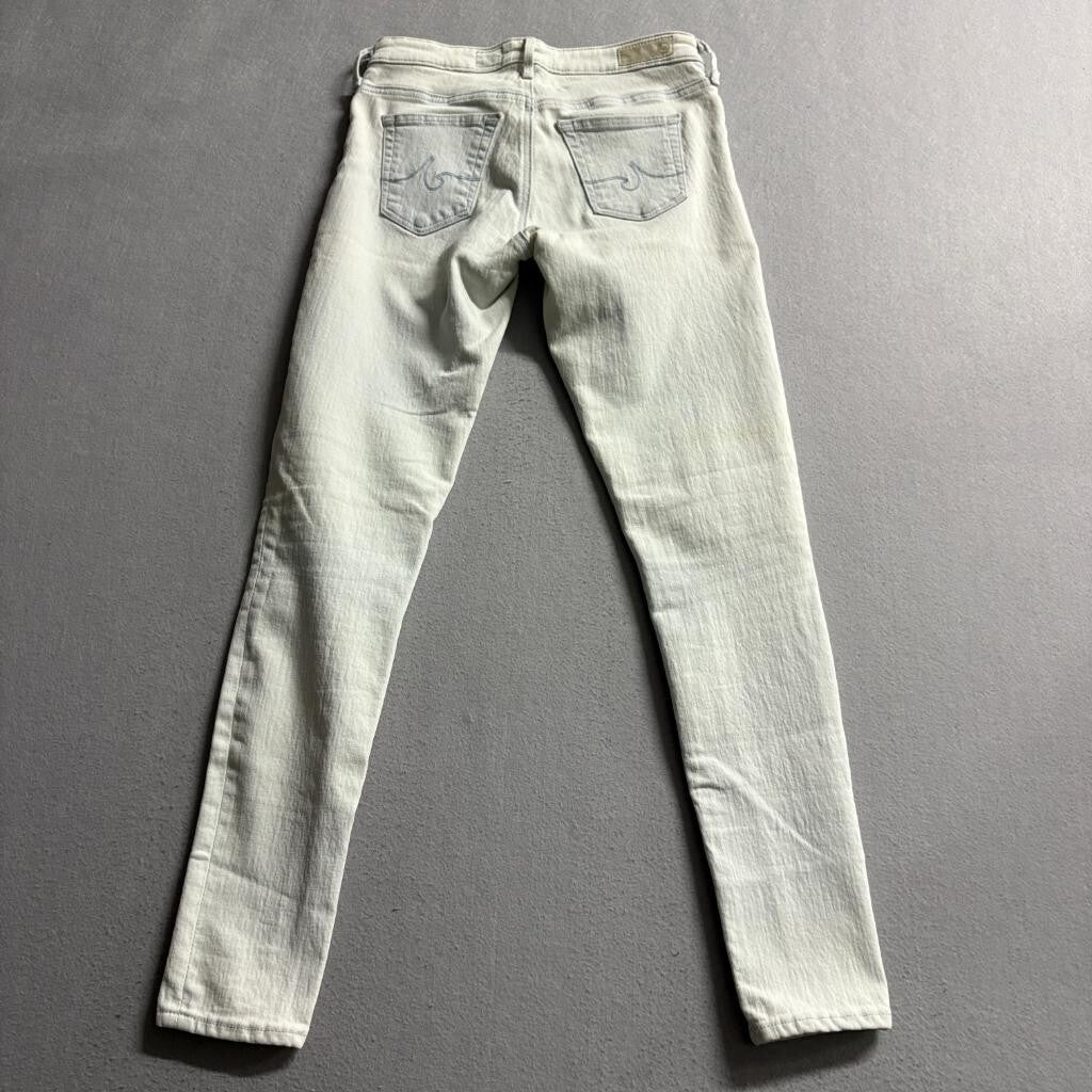 AG Adriano Goldschmied The Legging Ankle Jeans Womens 25R Super Skinny Light
