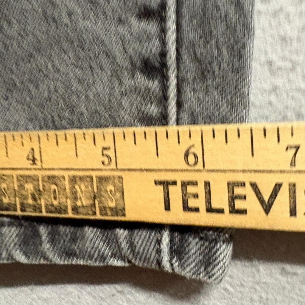 Levis Premium 501 Original Fit Jeans Mens 27x31 Gray Denim Button Fly