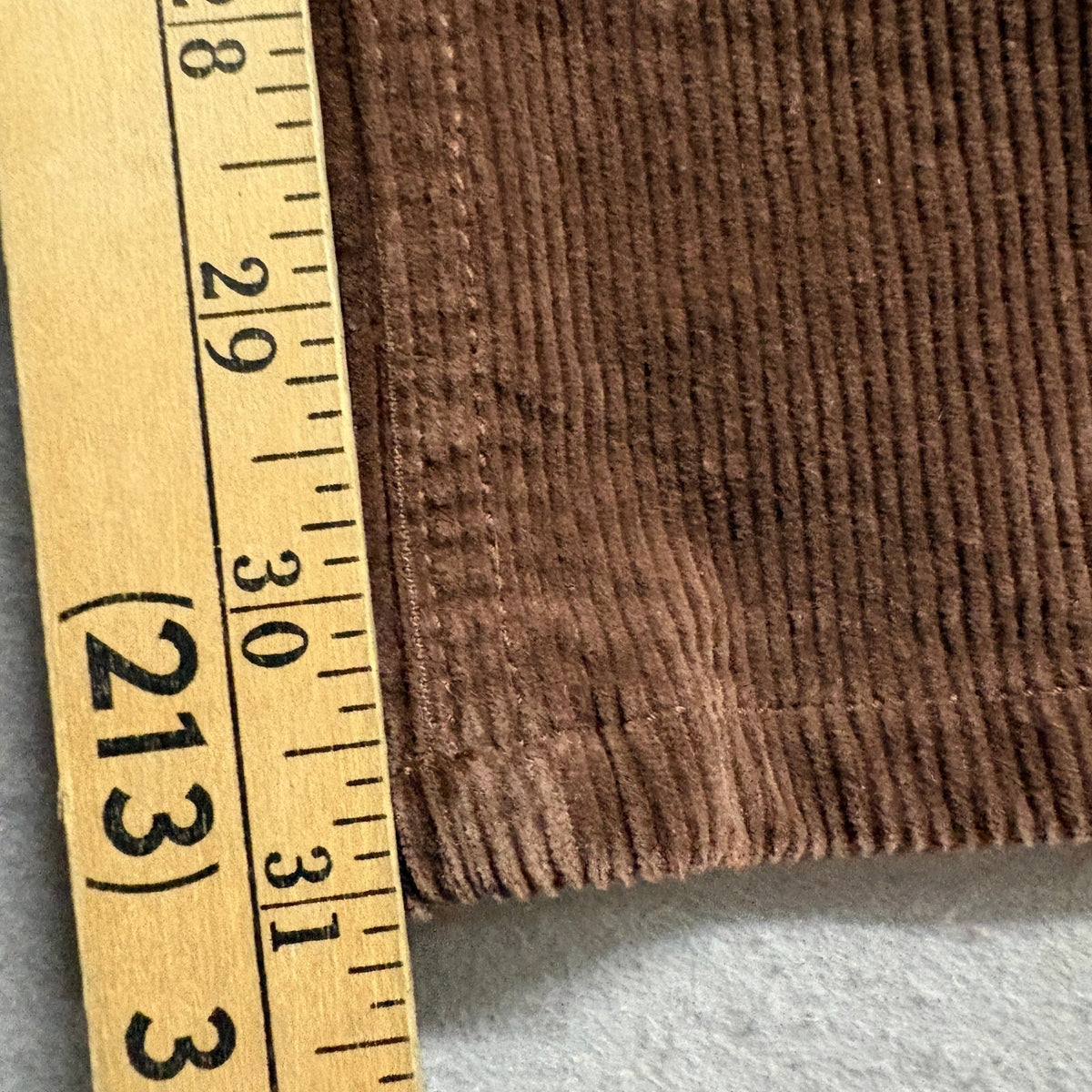 H&M Divided Corduroy Pants Womens Size 10 Brown High Waist Wide Leg Stretch NWT