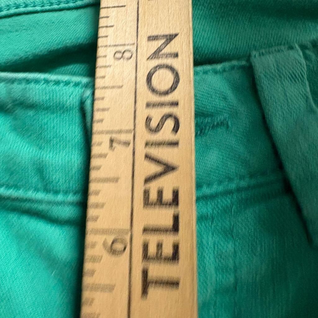 Guess Britney Skinny Jeans Womens 28 Green Denim Low Rise Stretch Pants
