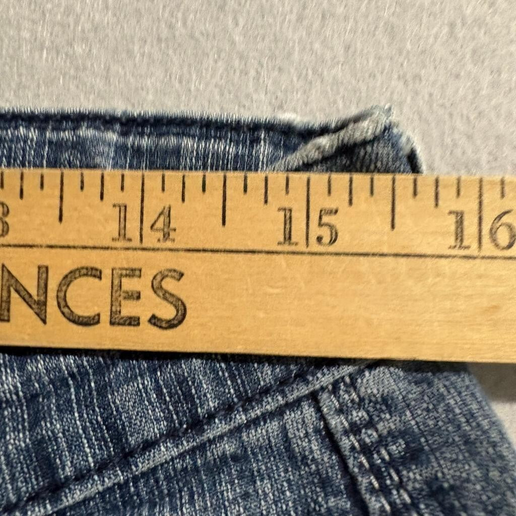 Saza Jeans Womens Size 11 Blue Denim Stretch Straight Leg Low Rise Y2K