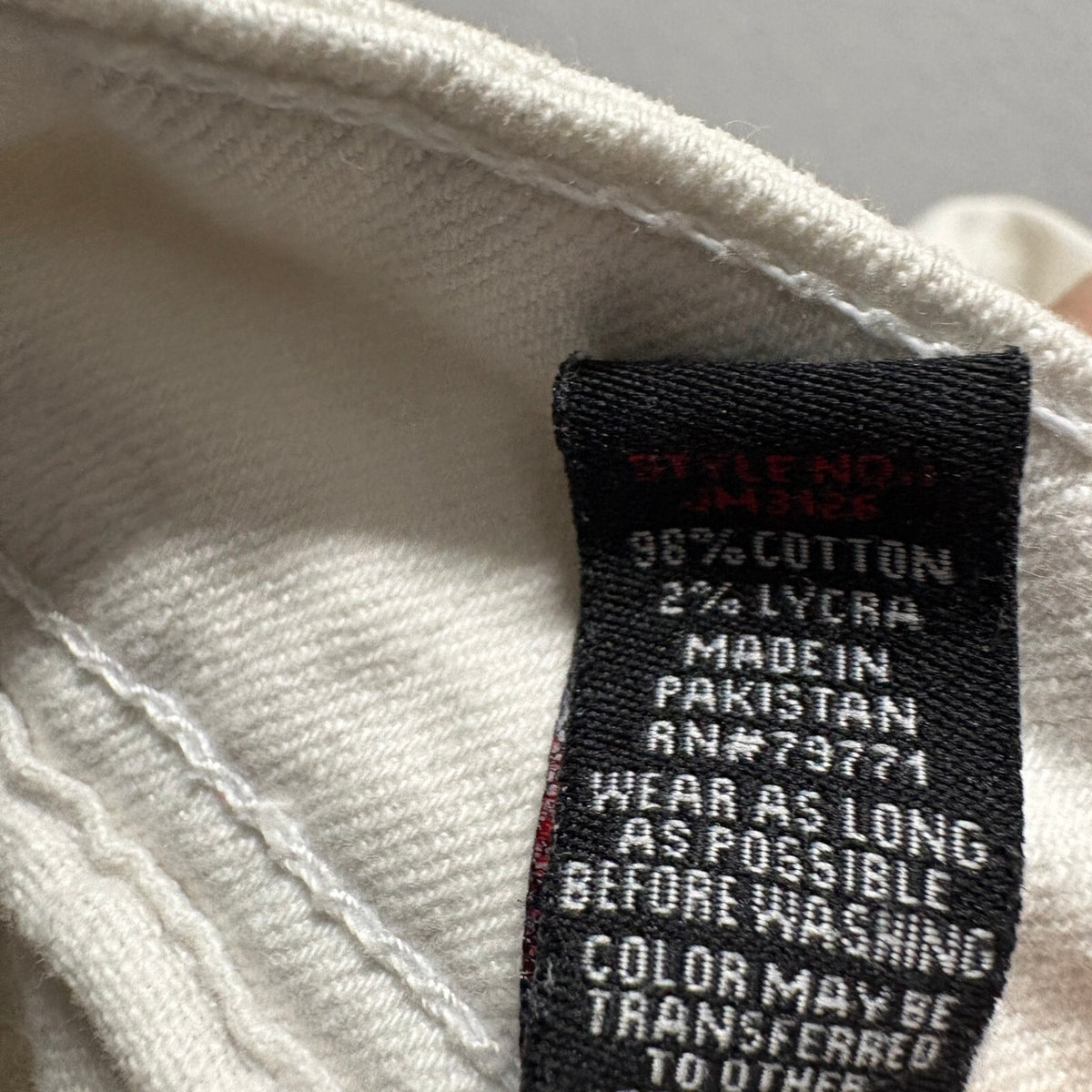 Jordan Craig Legacy Edition Aaron Moto Jeans Mens 40x32 White Black Stripe Slim