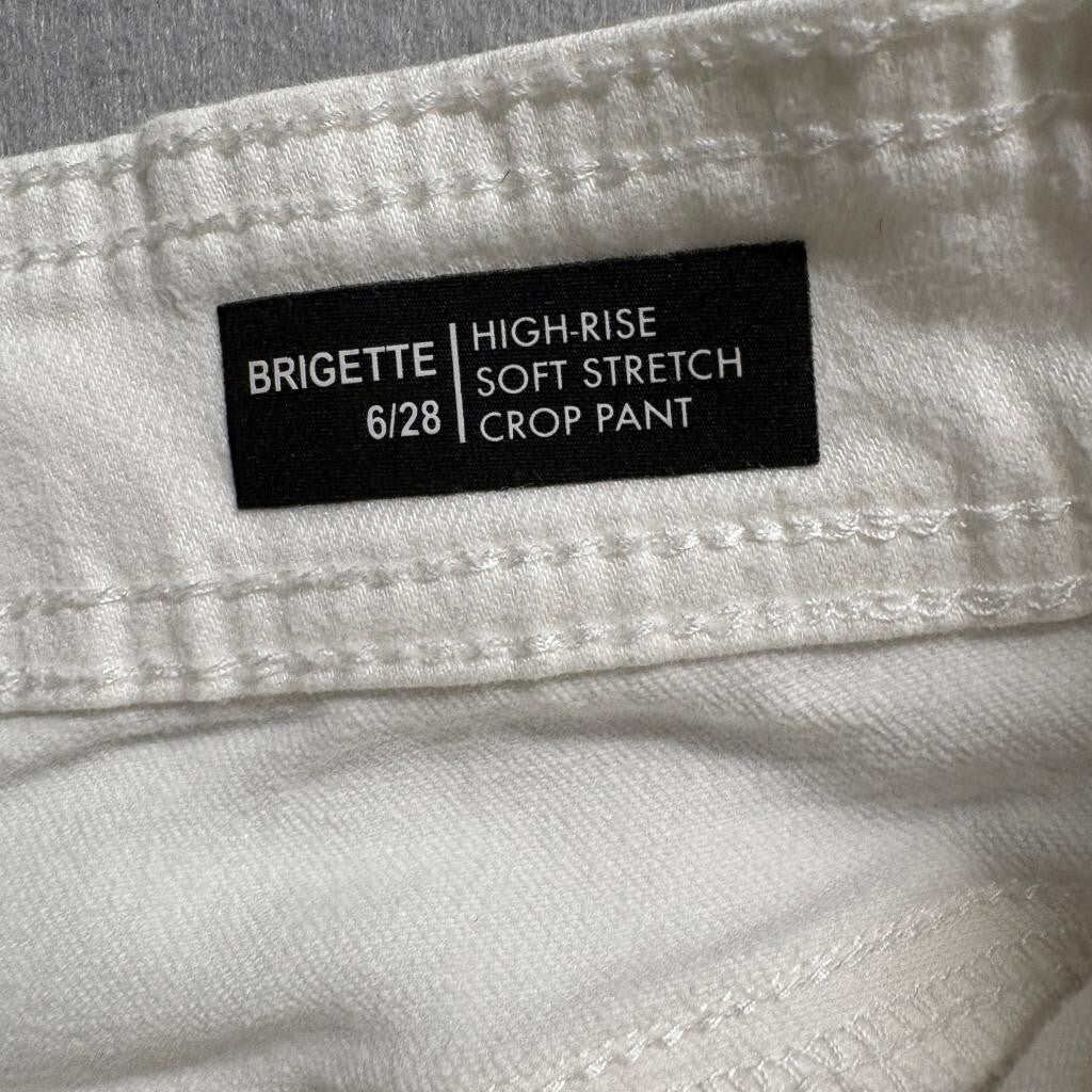 Buffalo David Bitton Brigette High Rise Soft Stretch Crop Pants Womens 6/28