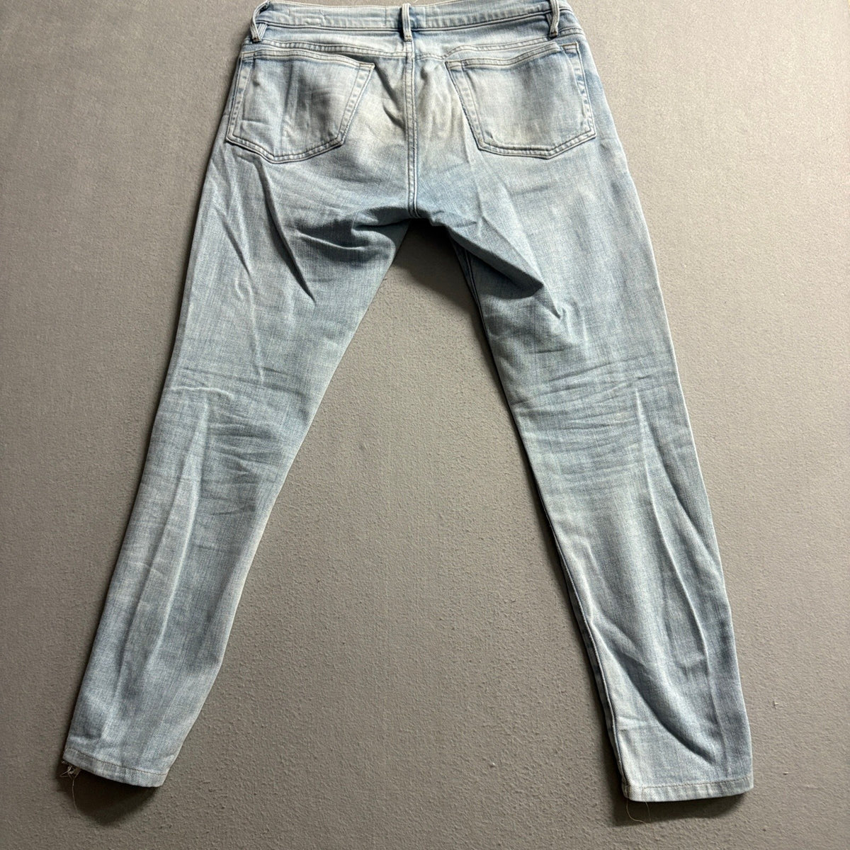 Frame Denim L'Homme Skinny Jeans Mens 30 Light Wash Distressed Blue Turkey