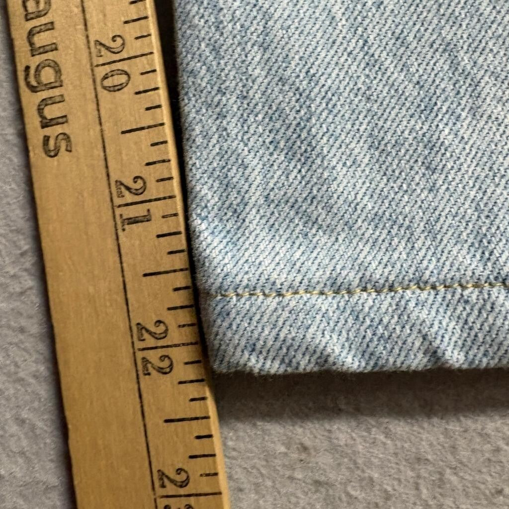 AGOLDE Riley High Rise Straight Crop Jeans Womens 23 Light Wash Distressed