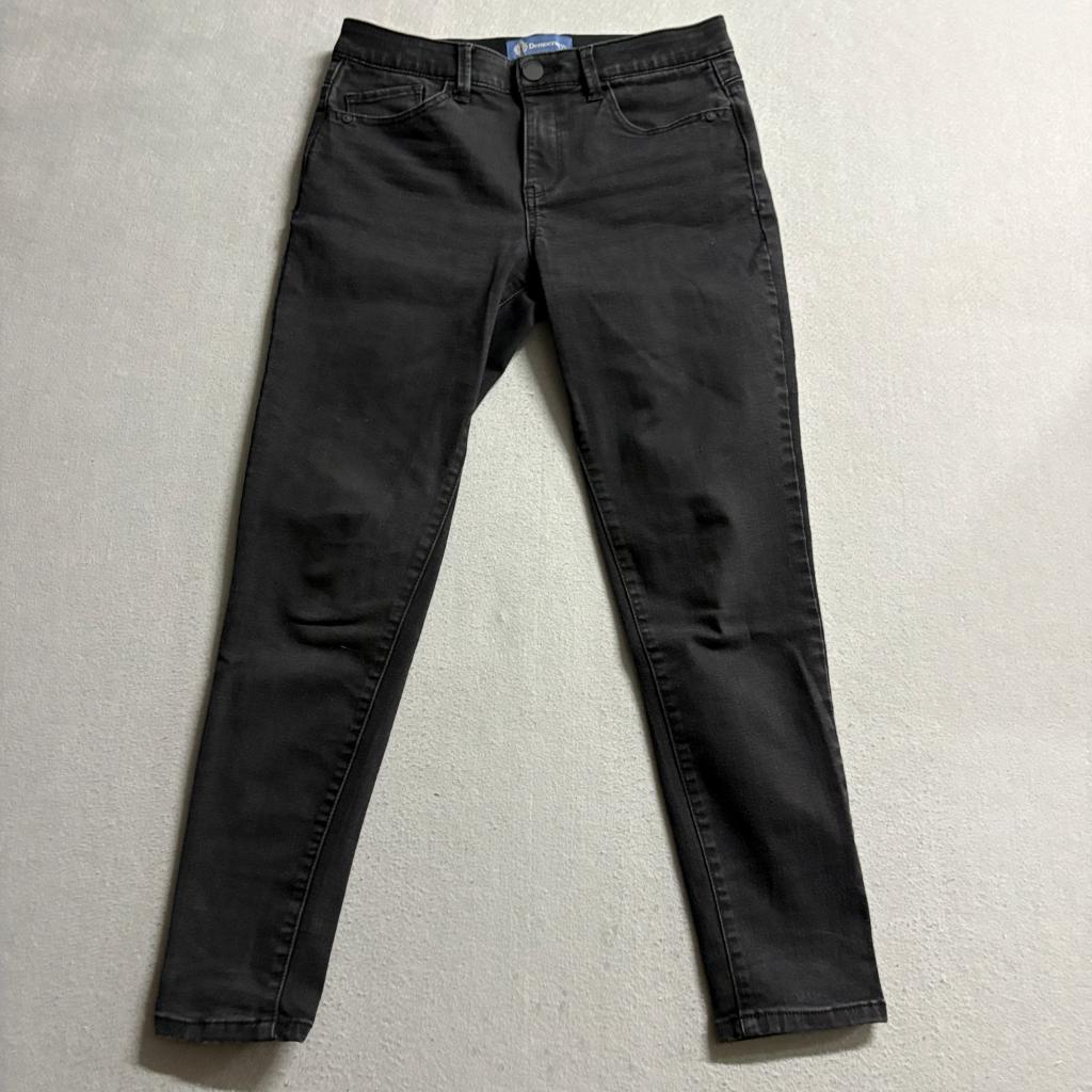 Democracy Ab solution Skinny Jeans Womens Size 6 Black Denim Stretch Ankle Pants