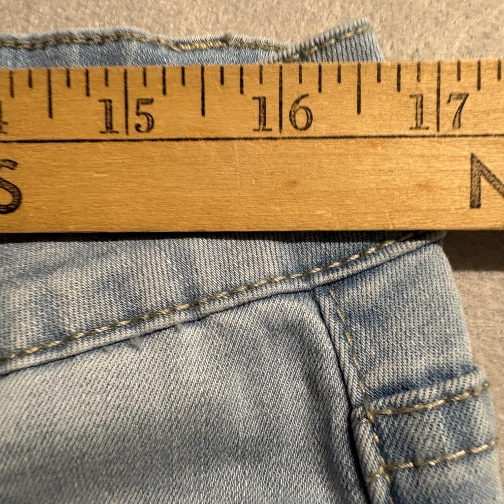 Lucky and Blessed L&B Serape Flare Jeans Womens 14 Light Wash Denim Bell Bottoms