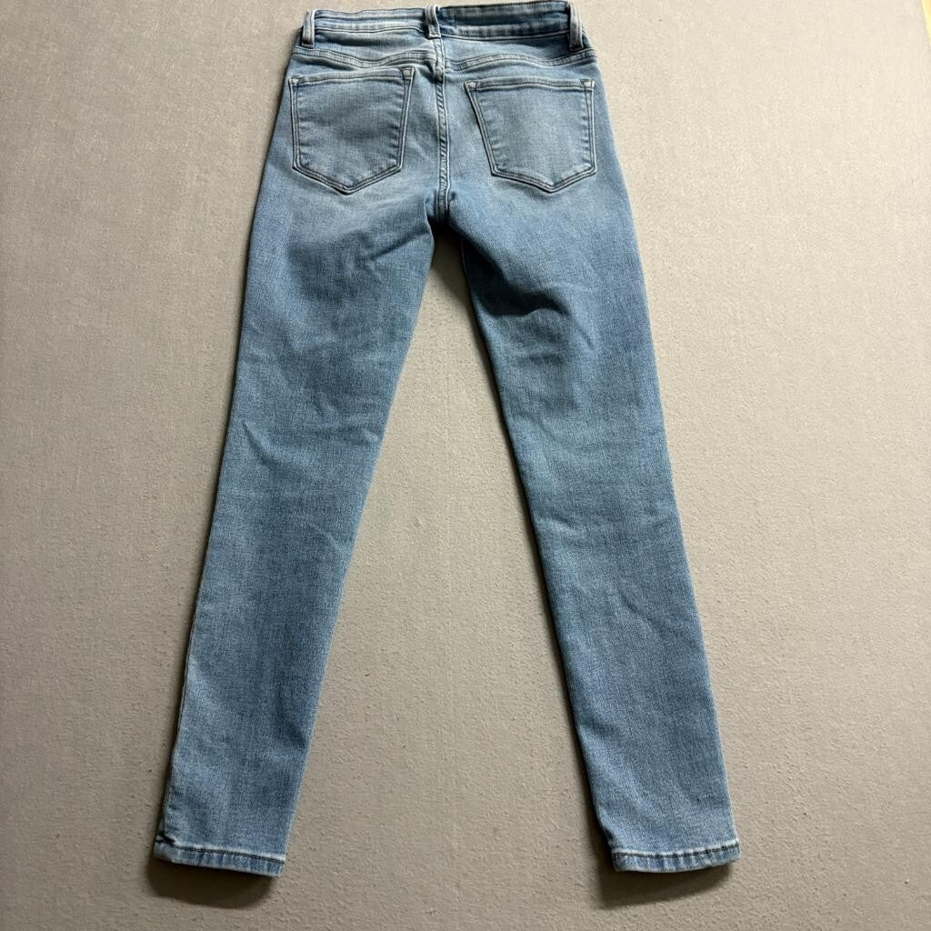 Vervet Los Angeles Skinny Jeans Womens Size 25 Blue Denim Stretch V2423L