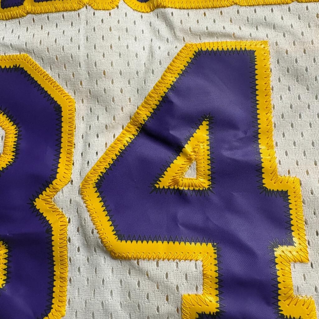 Shaquille O'Neal Los Angeles Lakers Jersey Mens L White Mesh #34 ACMI