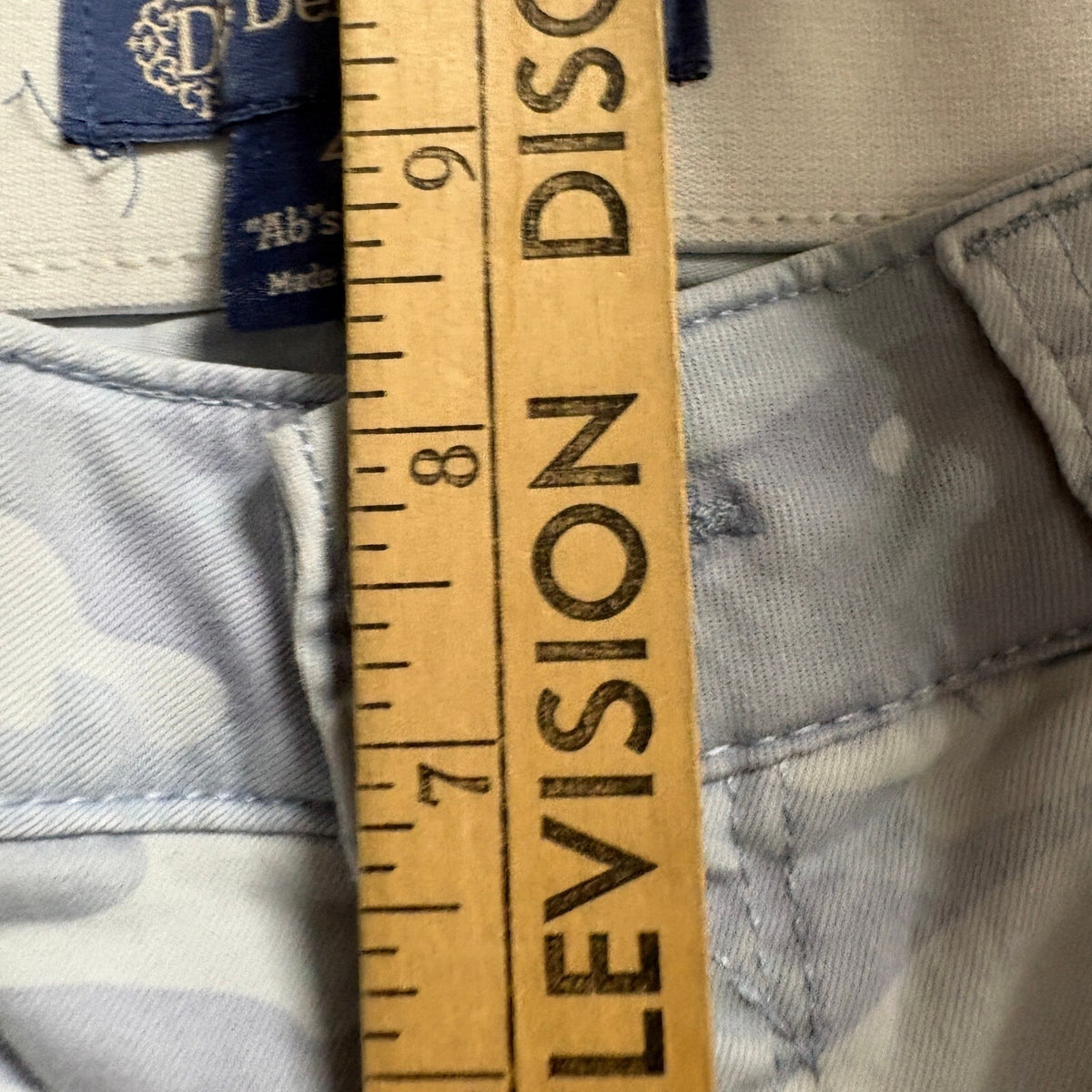 Democracy Absolution Camo Jeans Womens 4P Blue Gray Camouflage Stretch Crop
