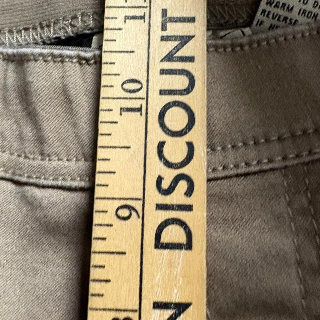 D&Co Denim and Co Womens Medium Brown Stretch Pull On Skinny Pants