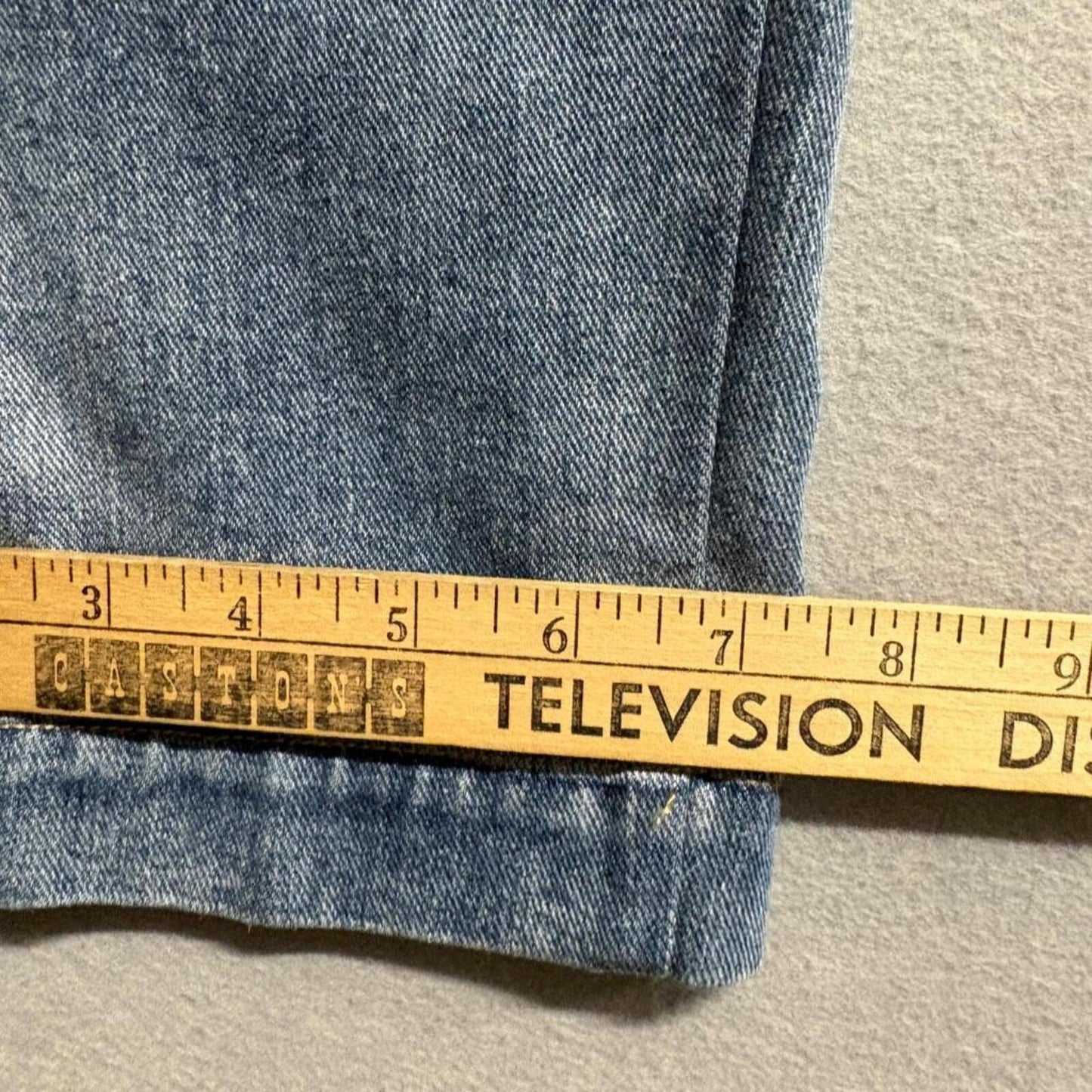 Fashion Nova Carpenter Jeans Mens Size 9 Blue Denim Utility Pants 100% Cotton
