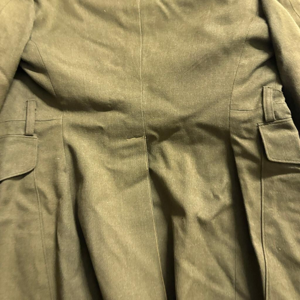 WWII USMC US Marine Corps Officer Forest Green Wool Service Dress Jacket Coat