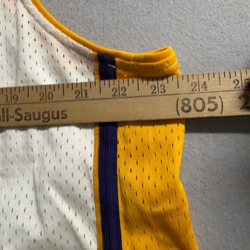 Shaquille O'Neal Los Angeles Lakers Jersey Mens L White Mesh #34 ACMI