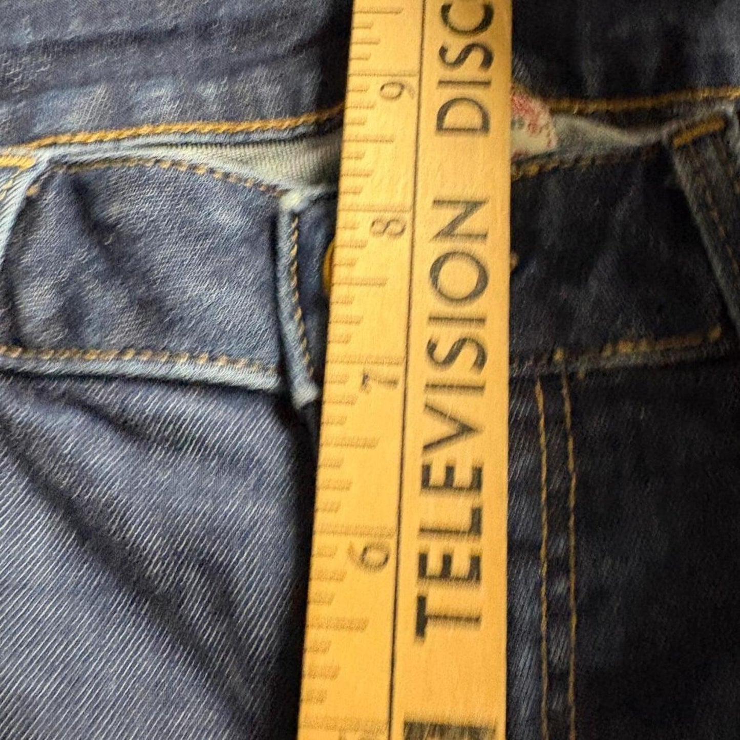 True Religion Tony Bootcut Jeans Womens 29 Blue Denim Made in USA Stretch