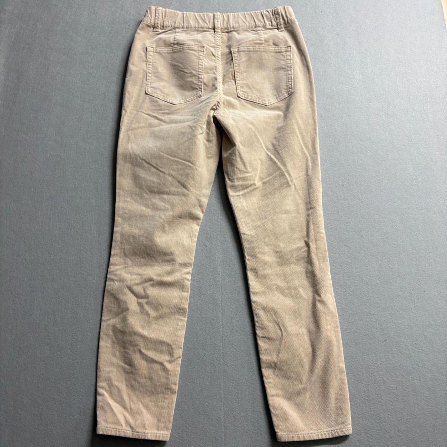 Juicy Couture Corduroy Pants Womens 8 Beige California Skinny Pull On Stretch