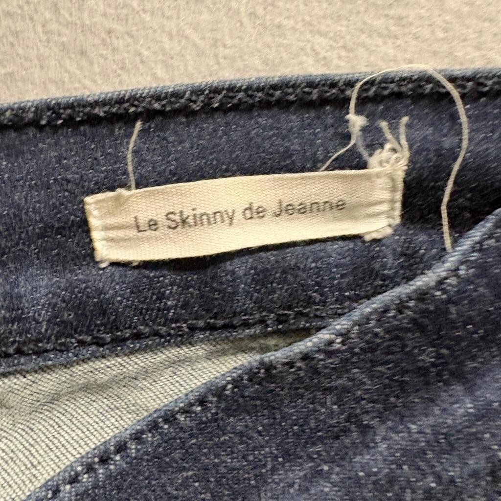 Frame Denim Le Skinny de Jeanne Jeans Womens 25 Blue Olympic Dark Wash Stretch