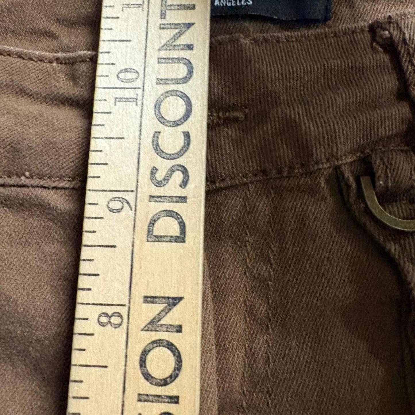 American Bazi Womens Cargo Jogger Pants Size S Brown High Rise Utility Stretch